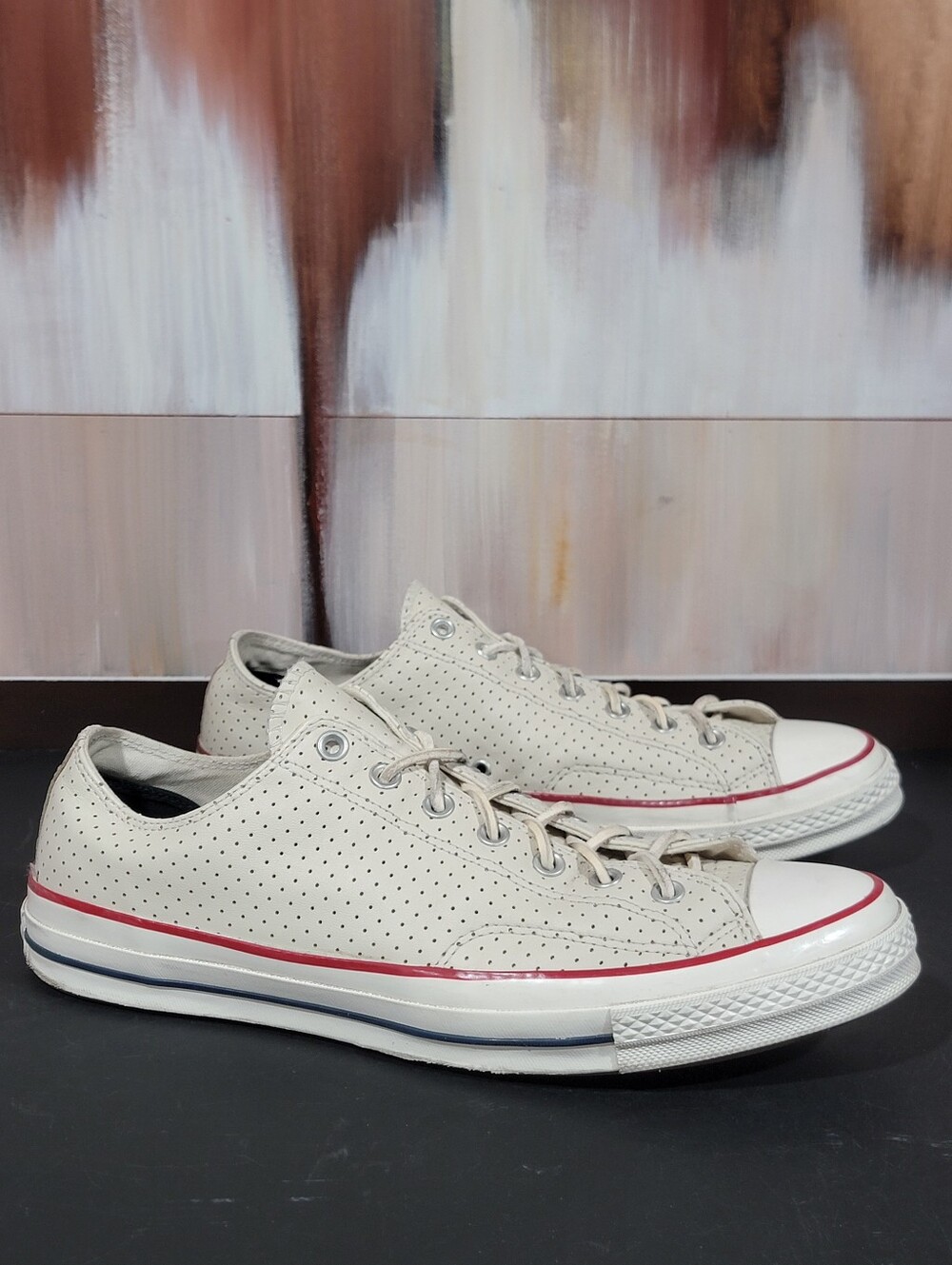 Converse Chuck Taylor All Star Low Ox - Multicolor Nubuck Leather - Mens Size 13